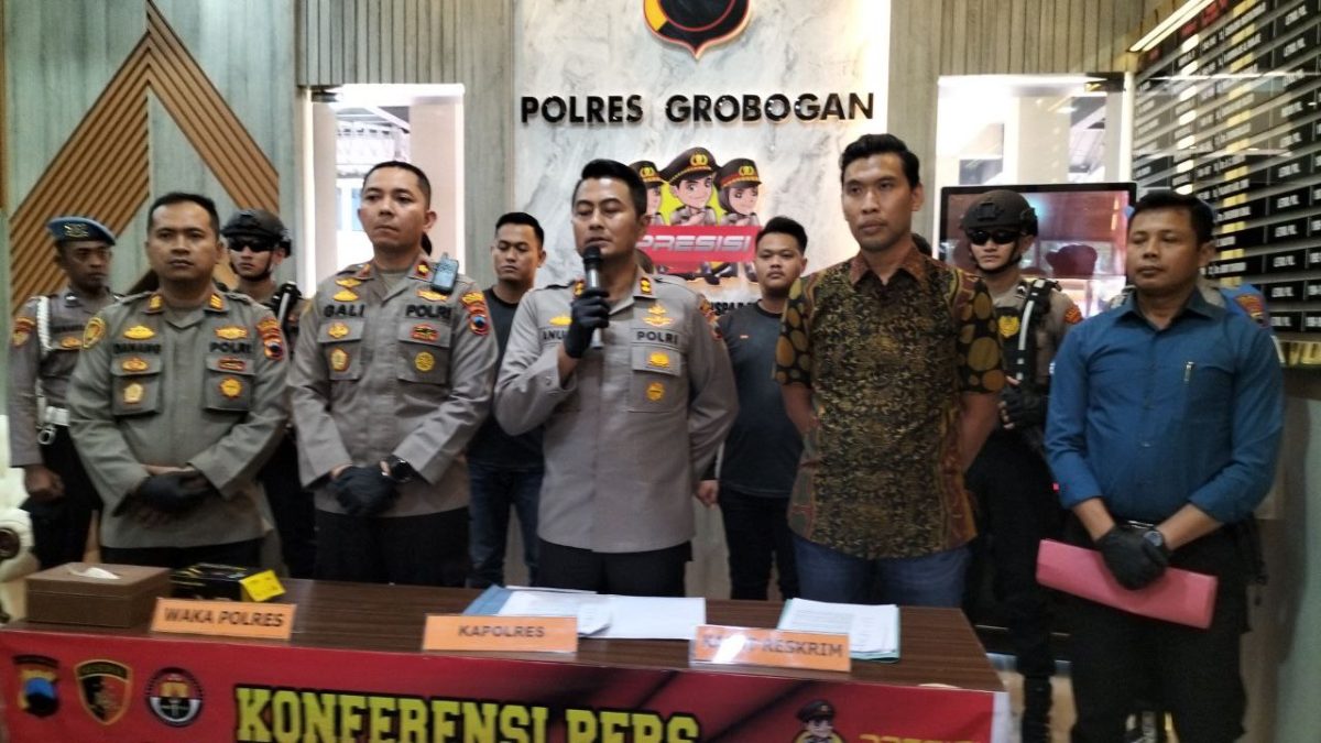 Terduga Pelaku Pembunuhan di Kebonagung Tegowanu Berhasil di Tangkap Polres Grobogan, Motif Pelaku Sakit Hati