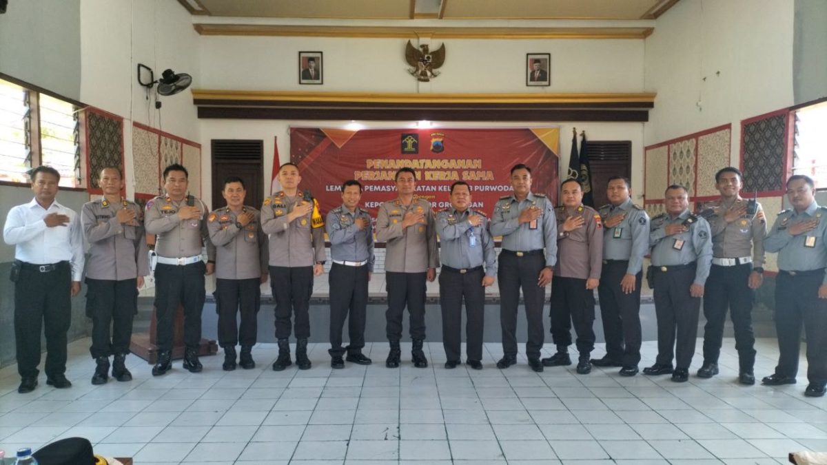 Lapas Kelas IIB Purwodadi Bersama Polres Grobogan Bangun Kerjasama Bidang Pengamanan