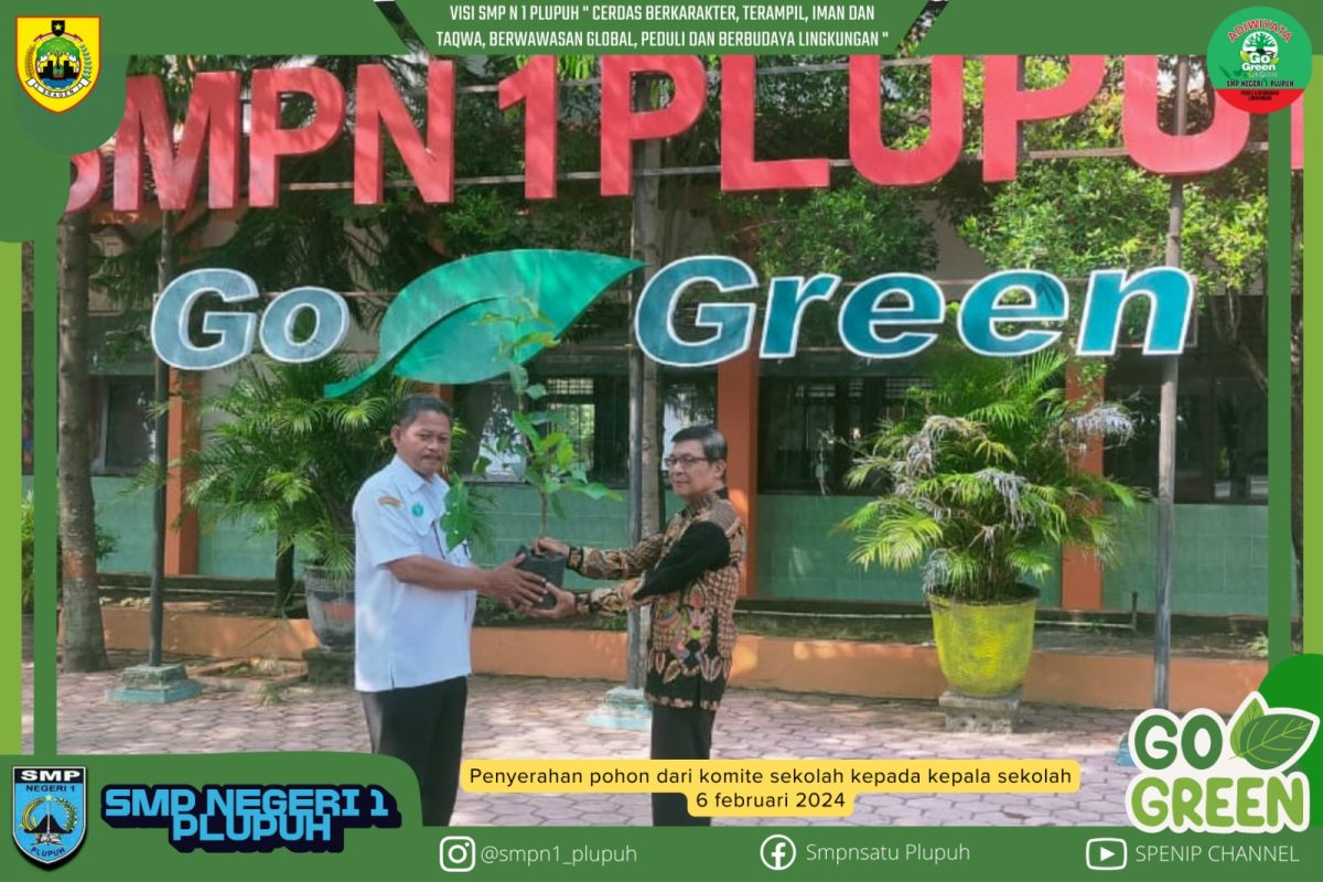 SMP Negeri 1 Plupuh Siap Menjadi Sekolah Adiwiyata dan Sekolah Sehat Tahun 2024