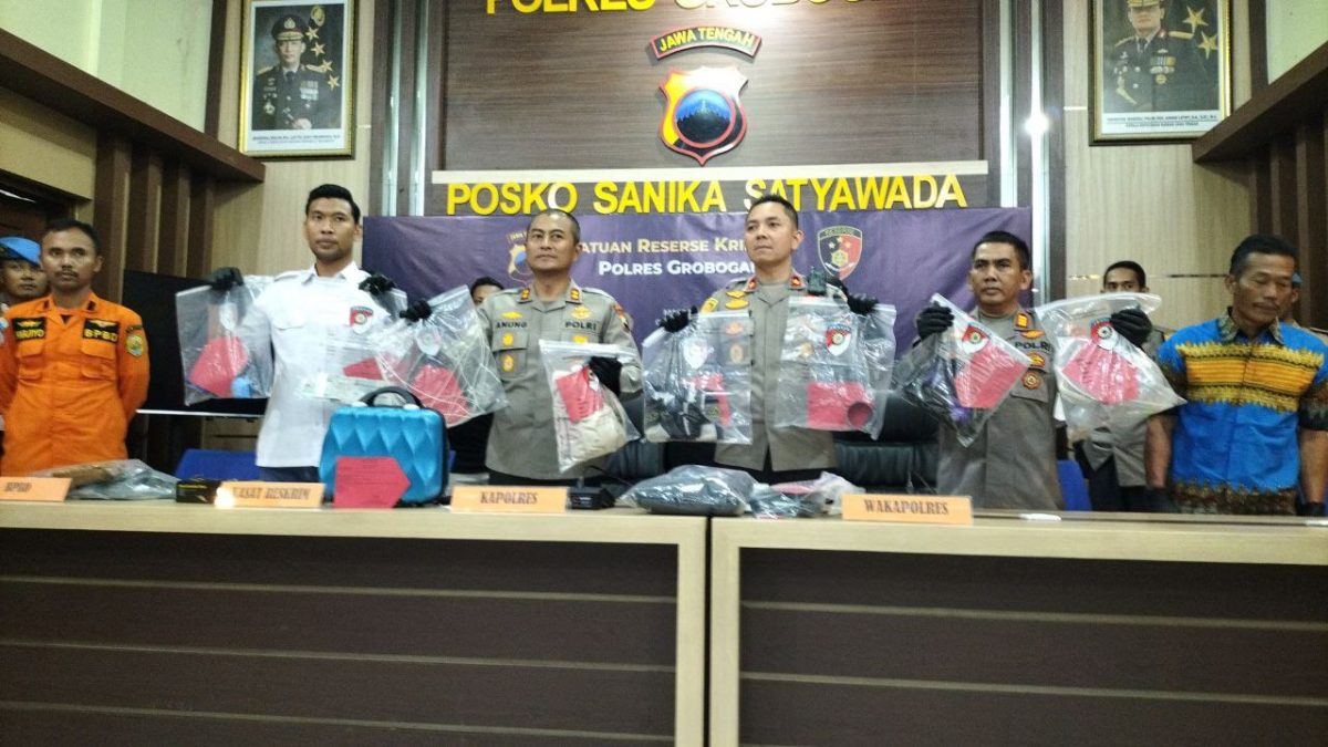 Dua Orang Pelaku Pembunuhan Tukang Pijat di Bantengmati Purwodadi Akhirnya Berhasil di Tangkap Jajaran Polres Grobogan