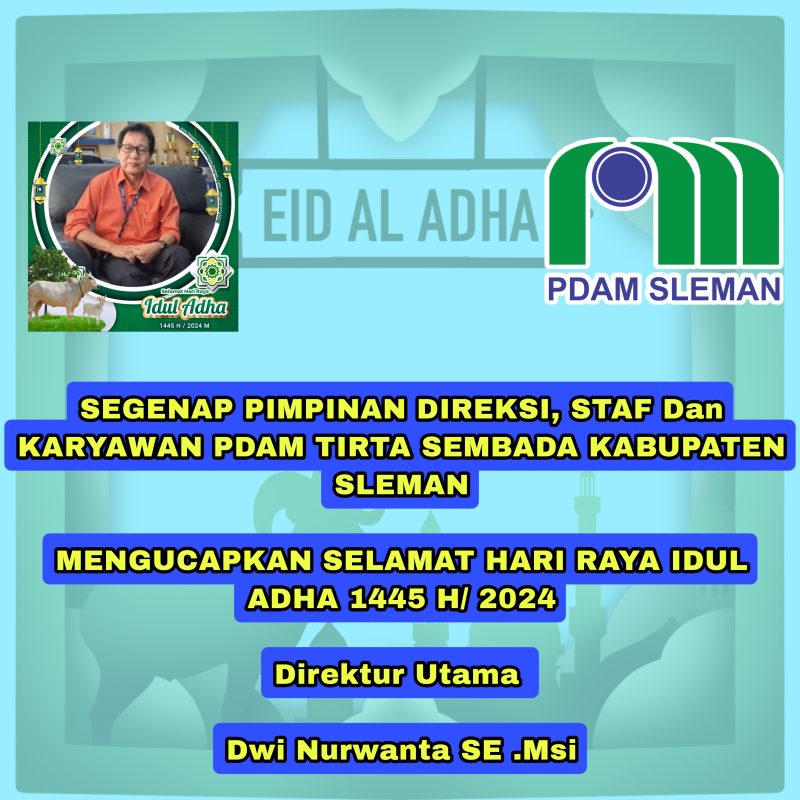 PDAM Kabupaten Sleman “Hari Raya Idul Adha 1445 H/2024