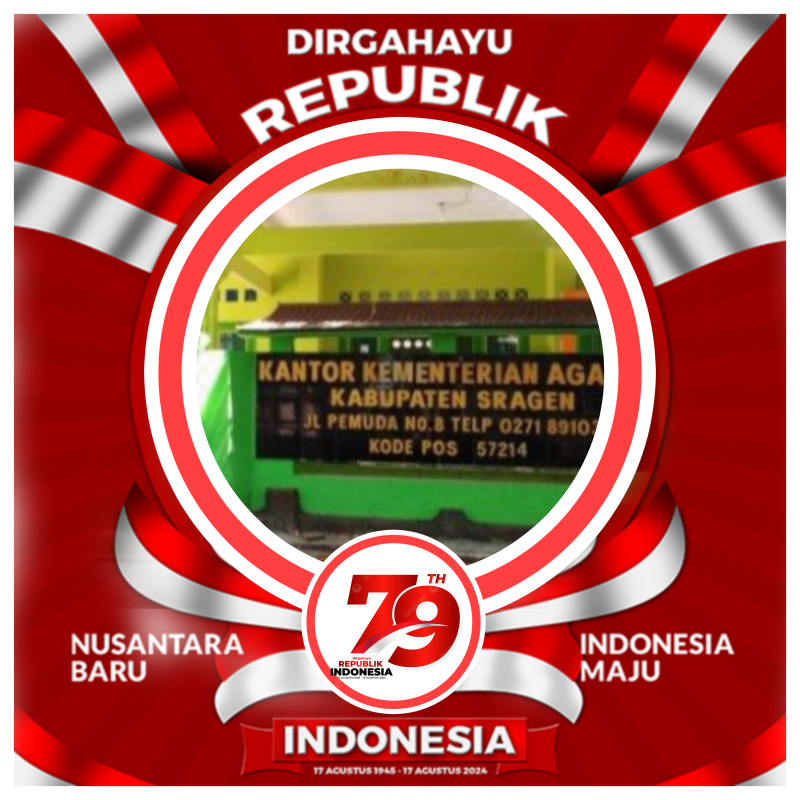 HUT RI ke 79, Kantor Kementerian Agama Kab. Sragen