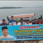Lagi Dukungan Cagub Jateng Irjen. Pol. Ahmad Luthfi Mengalir Terus – Menerus, Kali ini Dari Paguyuban Perahu Waduk Kedungombo 