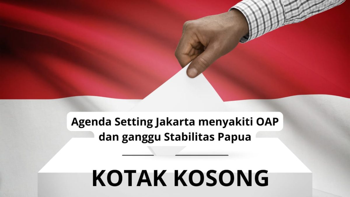 Agenda Setting Jakarta Menyakiti OAP dan Ganggu Stabilitas di Papua 