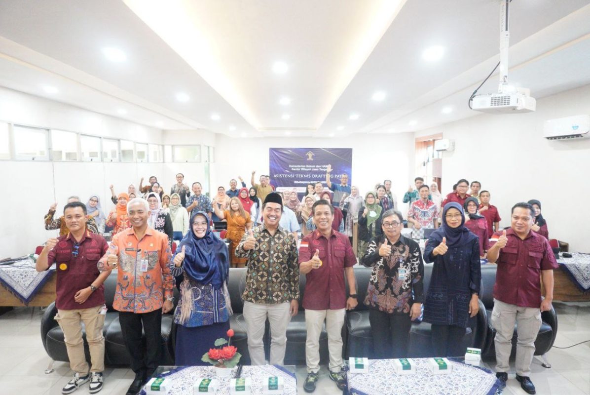 Dorong Perlindungan Hukum Terhadap Invensi Sebagai Hak Eksklusif, Plh Kakanwil Jawa Tengah Buka Asistensi Teknis Drafting Paten