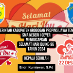 SMA NEGERI I GEYER: Selamat Hari Ibu Ke 96 Tahun