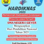 SMA Negeri 1 Geyer Kabupaten Grobogan “Hardiknas 2025”