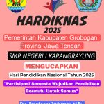 SMP NEGERI 1 Karangrayung Kabupaten Grobogan “Hardiknas 2025”