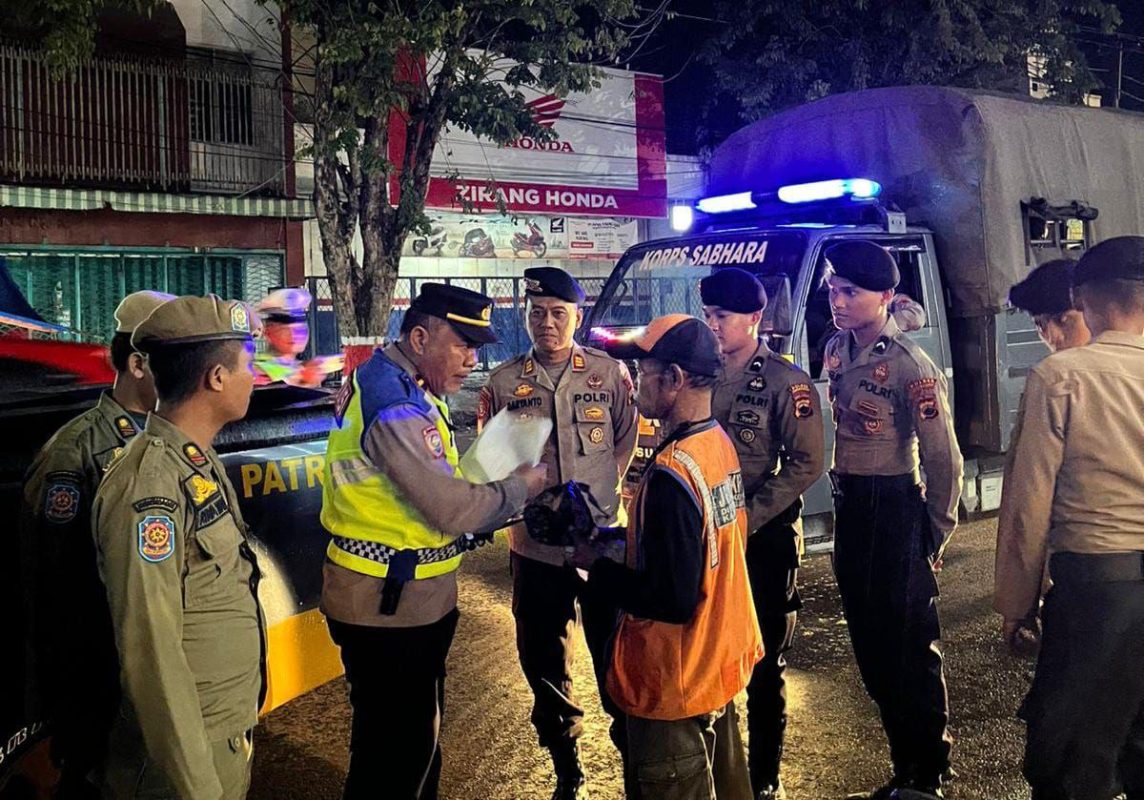 Polres Grobogan Gelar Operasi Bersama Kodim dan Satpol PP, Minimalisir Aksi Premanisme