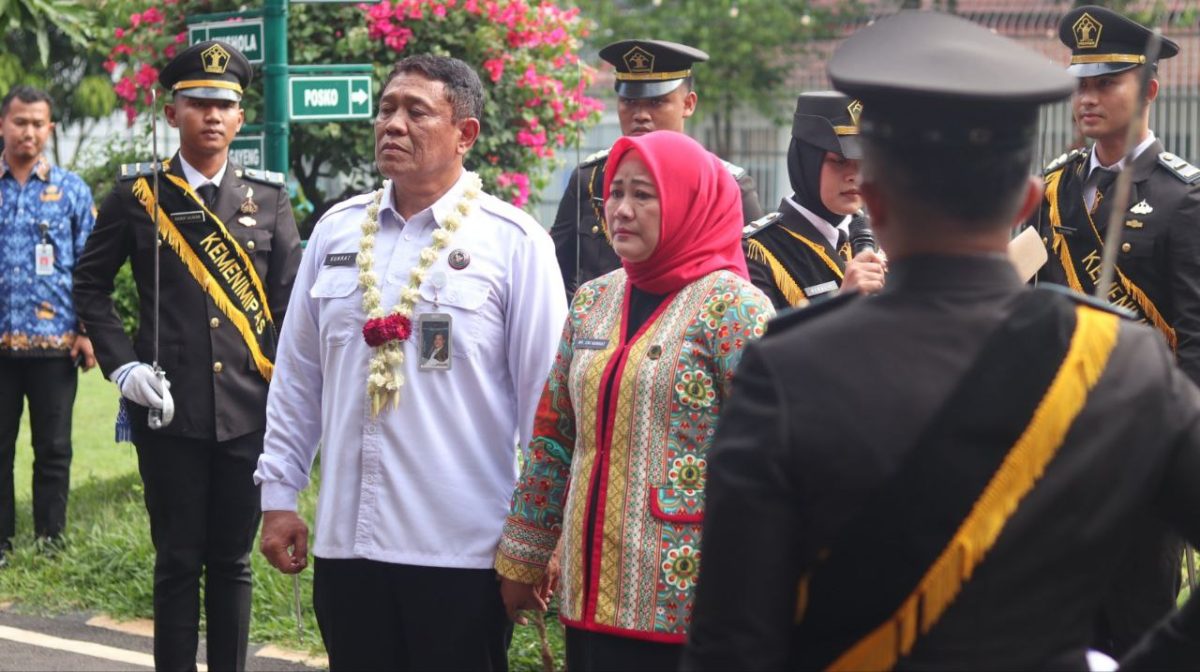 Pergantian Tongkat Estafet Kepemimpinan, Kalapas Purwodadi Hadiri Pisah Sambut Kakanwil Ditjenpas Jawa Tengah
