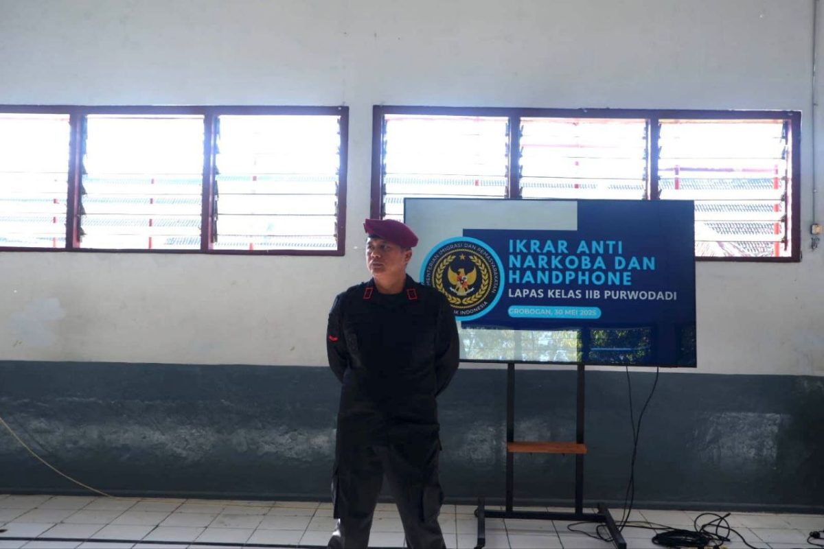 Lapas Purwodadi Gelar Deklarasi Komitmen Anti Narkoba dan Handphone di Dalam Lapas/Rutan
