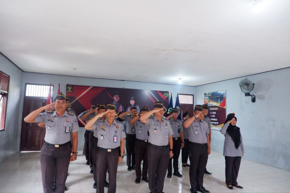 Lapas Purwodadi Ikuti Apel Bersama Pegawai di Lingkungan Kemenko Bidang Hukum, HAM, Imipas, Kemenkum, Kemenham, serta Kemenimipas