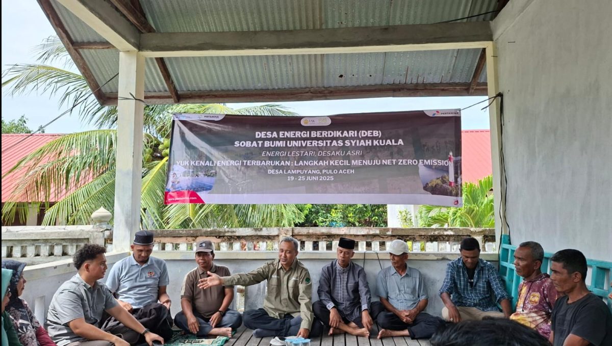 Mahasiswa USK Wujudkan Desa Energi Berdikari Kedua di Pulo Aceh
