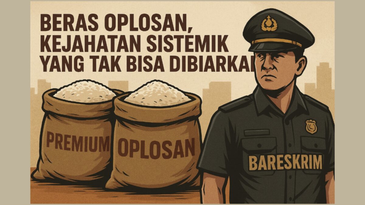 Beras Oplosan, Kejahatan Sistemik yang Tak Bisa Dibiarkan