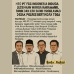 HRD PT FCC Indonesia Diduga Lecehkan Warga Karawang, FKUB dan LBH Bumi Proklamasi Desak Polres Bertindak Tegas