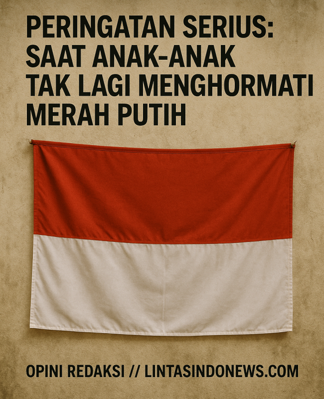Peringatan Serius: Saat Anak-anak Tak Lagi Menghormati Merah Putih