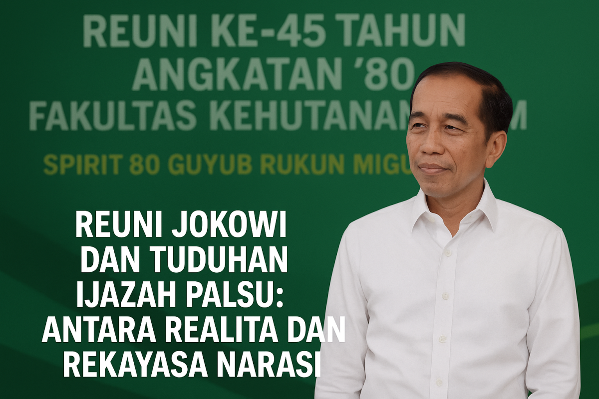 Reuni Jokowi dan Tuduhan Ijazah Palsu — Antara Realita dan Rekayasa Narasi