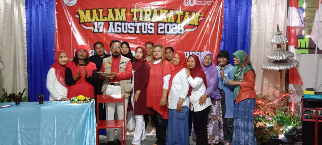 Tirakatan Warga Perum Persada Asri Gupitsari Meriah, Diramaikan Ratusan Warga dan Doa Bersama