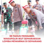 35 Tahun Mengabdi, Wakapolri Meriahkan Lomba Mewarnai di Semarang