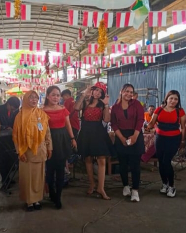 Pasar Tuban Karanganyar “Meledak” Merah Putih Penuhi Lokasi, Pedagang HPP Rayakan HUT RI ke-80 Pesta Syukuran