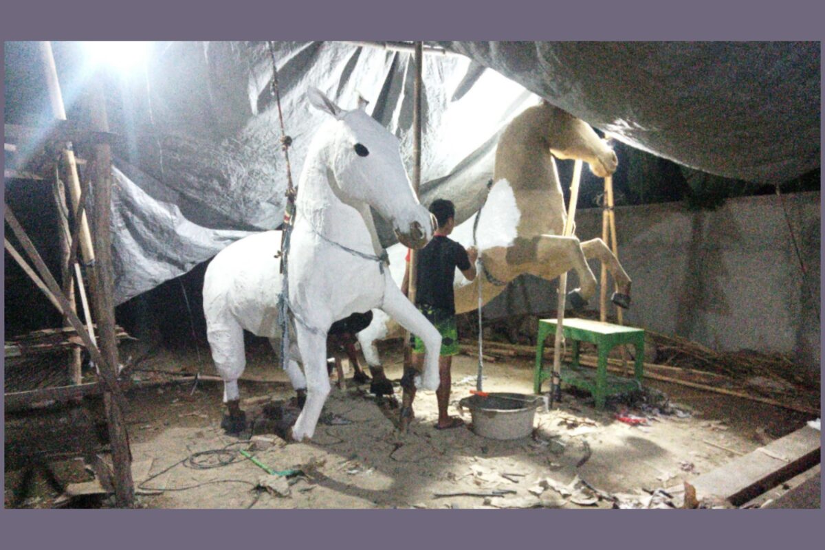 Miniatur Kerajaan di Tengah Dusun, Siap Meriahkan Tradisi Bersih Dusun Kadirejo Jelang HUT RI ke-80