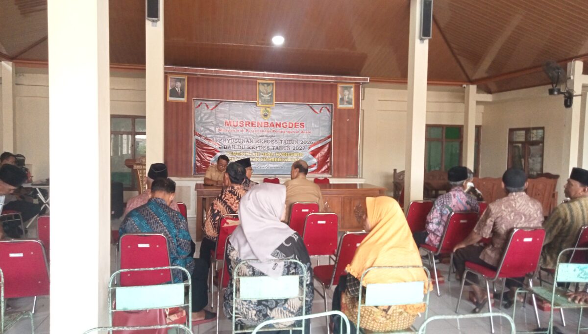 Desa Hadiluwih Gelar Musrenbangdes, 30 Persen Anggaran 2026 Disiapkan untuk Koperasi Merah Putih