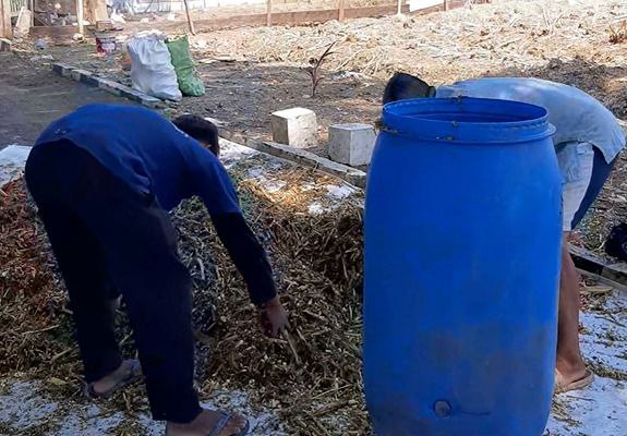 Ubah Limbah Jadi Berkah, Lapas Purwodadi Produksi Pupuk Kompos dari Batang Jagung