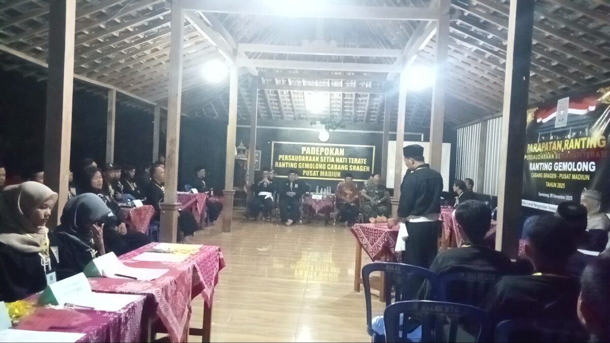 PSHT Ranting Gemolong Gelar Prapatan 2025, Bahas Regenerasi dan Penguatan Organisasi