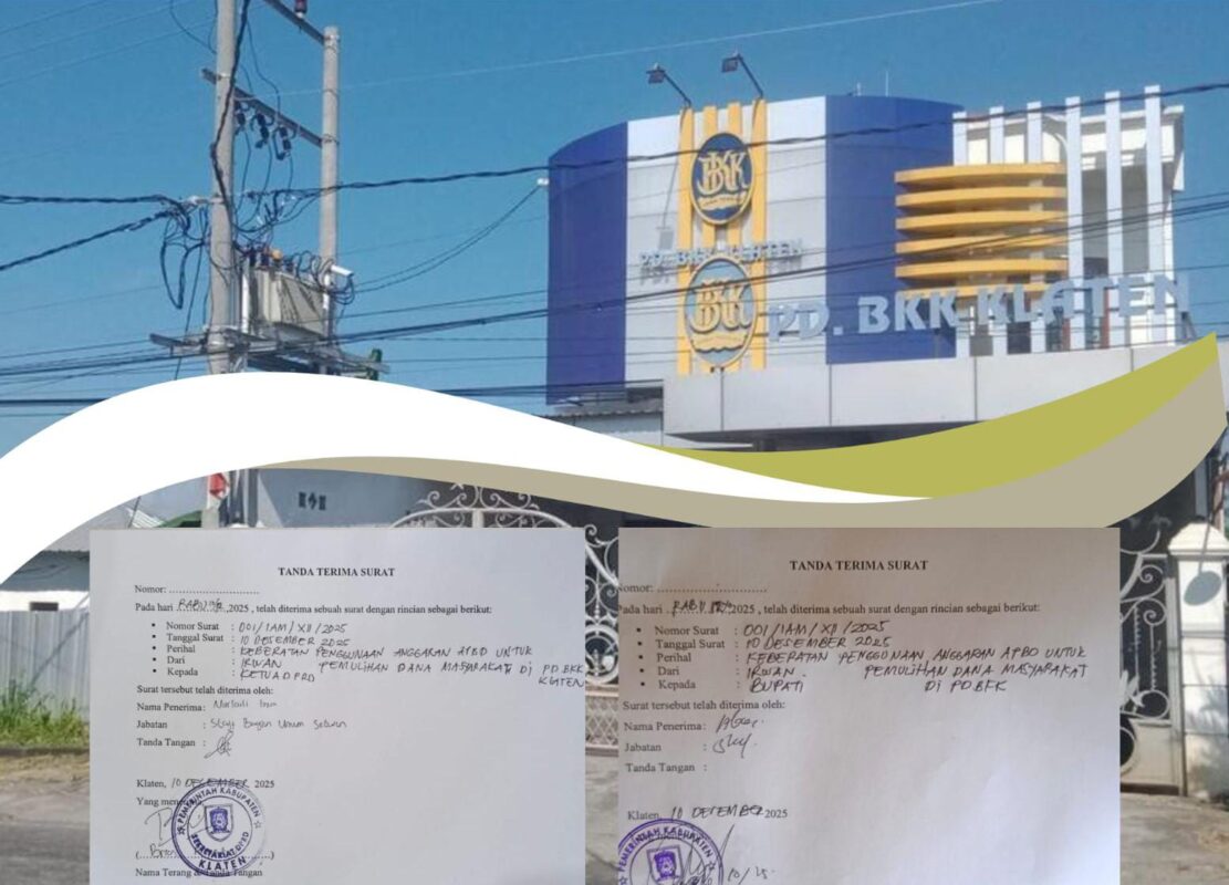 Warga Klaten Protes Rencana APBD untuk Selamatkan PD BKK: Minta Audit & Proses Hukum Diperjelas