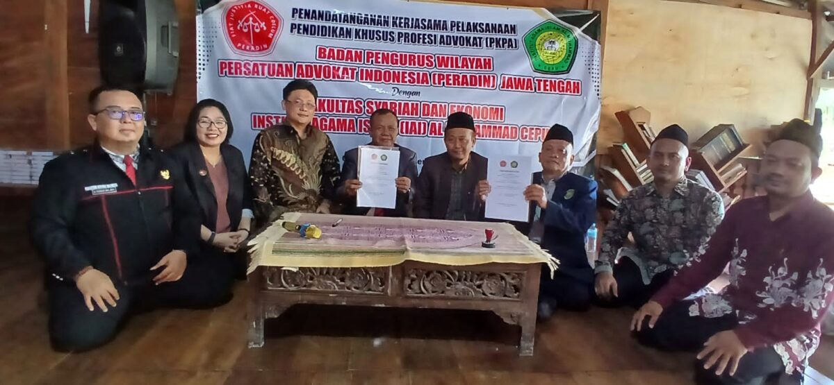 Gandeng IAI Al Muhammad Cepu, BPW PERADIN Jateng Gelar PKPA Berbasis Kampus Pesantren, Sediakan Beasiswa Khusus
