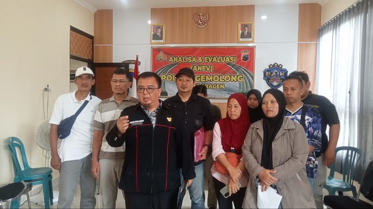 Mediasi Dugaan Penipuan Milyaran Rupiah di Polsek Gemolong Gagal, Terduga Pelaku Keponakan Mantan Camat Kalijambe