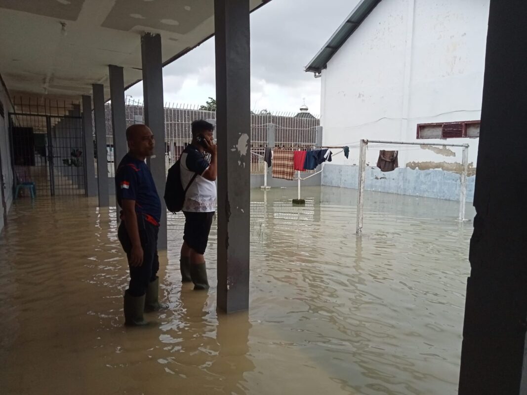 Diterjang Luapan Sungai Lusi, Lapas Purwodadi Terendam Banjir Setinggi Lutut