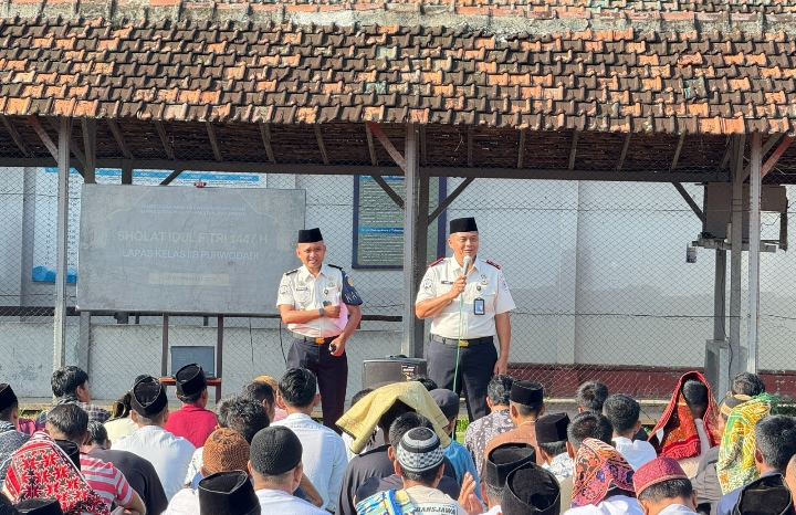 157 Warga Binaan Lapas Purwodadi Dapat “Hadiah Lebaran”, 3 Orang Langsung Bebas