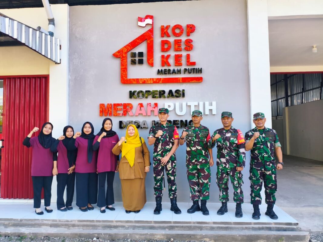 Dandim Klaten Tinjau Koperasi Merah Putih di Mireng, 238 Titik Rampung dan 90 Sudah Beroperasi