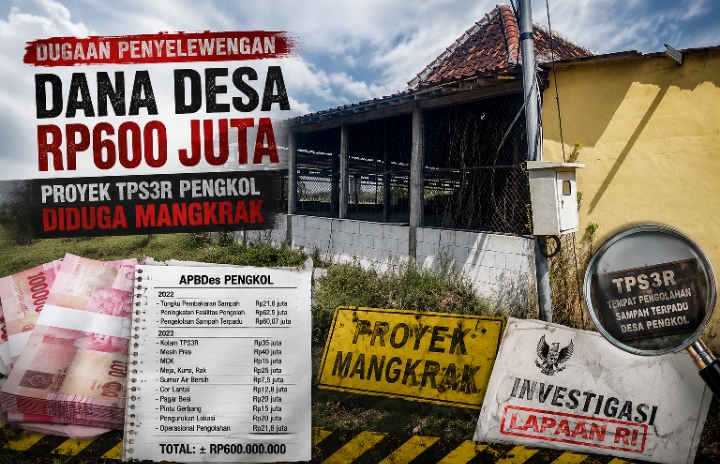 Diduga Serap Ratusan Juta Rupiah Dana Desa, Proyek TPS3R Pengkol Mangkrak, LAPAAN RI Siapkan Langkah Hukum