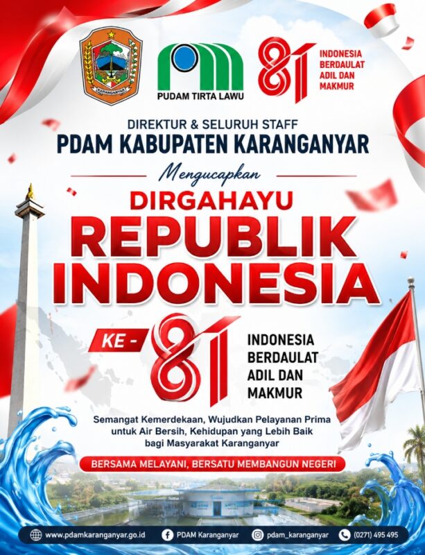 PDAM Karanganyar Tingkatkan Pelayanan Air Bersih untuk Masyarakat