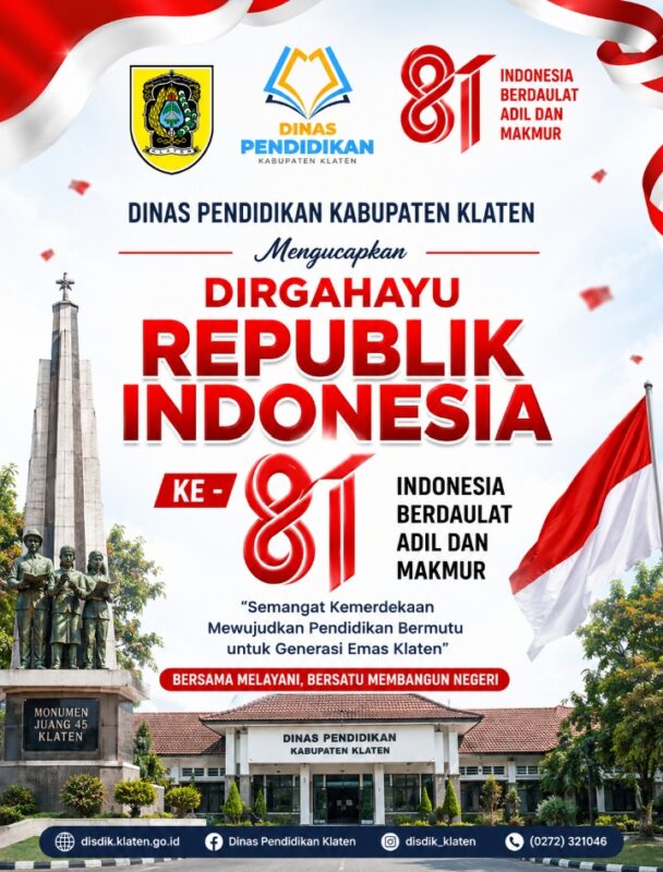 Dinas Pendidikan Kabupaten Klaten Berkomitmen Wujudkan Pendidikan Berkualitas untuk Generasi Masa Depan