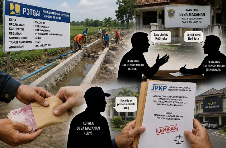 Dugaan Permintaan Uang dalam Program P3TGAI di Macanan, LSM JPKP Siapkan Laporan ke APH