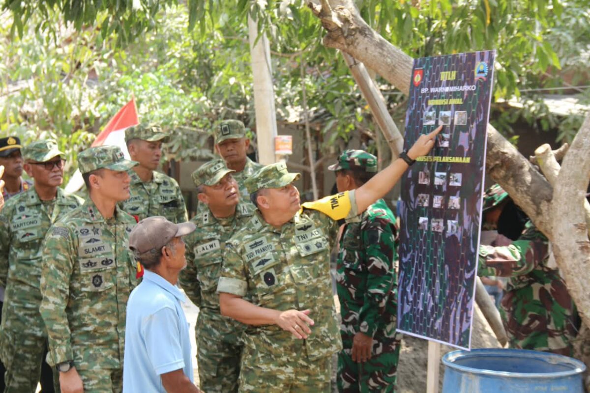 Tim Wasev Mabesad Turun ke Trucuk, Pastikan Proyek TMMD Kodim Klaten Tepat Sasaran