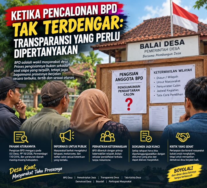 Ketika Pencalonan BPD Tak Terdengar: Tranparansi Yang Perlu Dipertanyakan, Settingan??