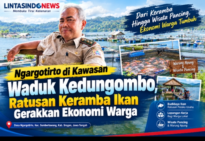 Ngargotirto di Kawasan Waduk Kedungombo, Ratusan Keramba Ikan Gerakkan Ekonomi Warga
